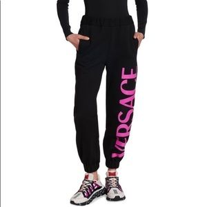 Versace Logo Cotton Sweatpants